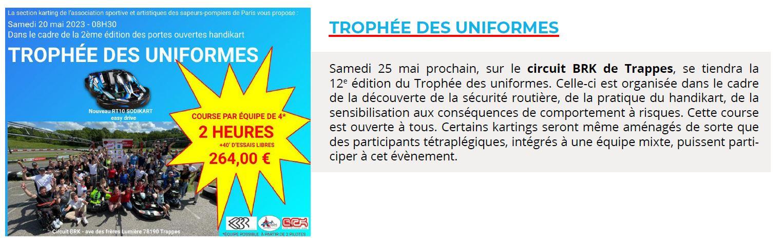 Trophee des uniformes